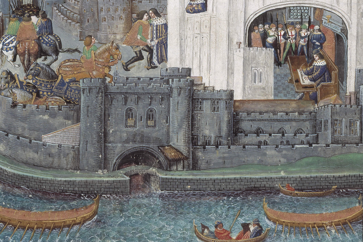 Charles d'Orléans prisonnier dans la tour de Londres