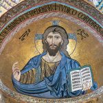 Christ Pantokrator, cathédrale de Cefalù, Sicile.