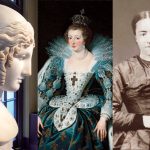 Hélène de Troie, buste d’Antonio Canova (1757-1822), Anne d’Autriche de Pierre-Paul Rubens (1620), sainte Zélie Martin (1831-1877)