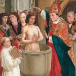 Le baptême de Clovis par le maître de Saint-Gilles (XVe siècle).