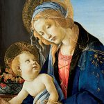 Vierge à l’Enfant dite Madone au livre, vers 1482-1483.