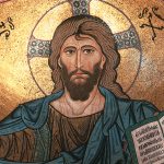 Le Christ Pantocrator, mosaïque de la cathédrale de Cefalù en Sicile, 1148.
