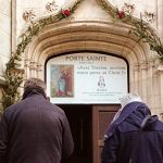 Porte sainte de la basilique Notre-Dame, Alençon (Orne).