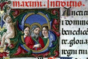 Saint Tiburce, saint Valérien et saint Maxime.