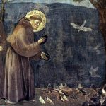 Le sermon aux oiseaux, basilique d'Assise.