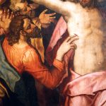 Saint Thomas examinant les plaies de Jésus, Naples, Italie.