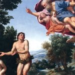 Dieu réprimandant Adam et Ève, Le Dominiquin, 1623-1625, musée de Grenoble.