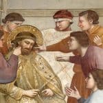 Christ aux outrages. Fresque de Giotto.