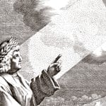 Gravure du poète romain Lucrèce, 1682, dessiné et gravé par Michael Burghers.